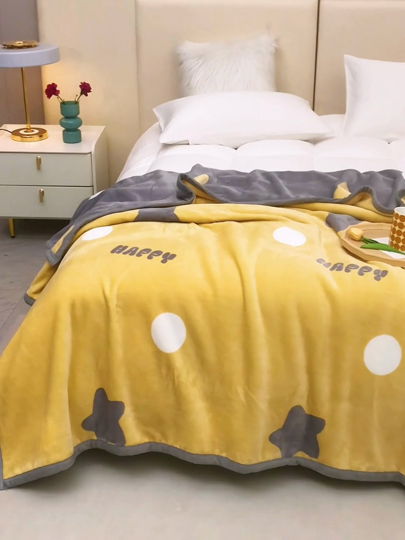 91家纺网 家纺一手货源 找家纺 肖恩毯业 2025新款复合牛奶绒云毯 星愿