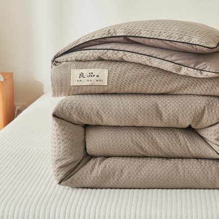 91家纺网 家纺一手货源 找家纺 （总）子由家居 2023新款b类纯棉华夫格100棉花冬被