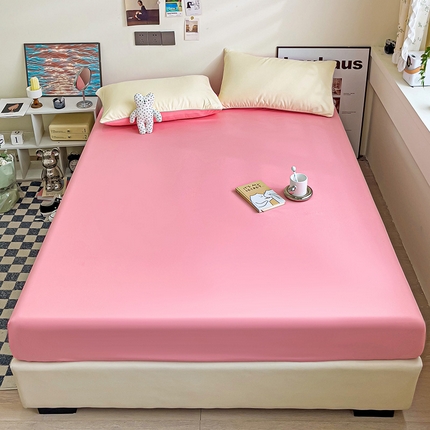 蓝淋家纺 2023新款新品床笠 奶白玉