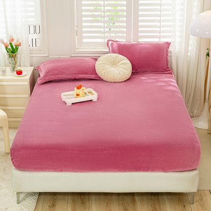 91家纺网 家纺一手货源 找家纺 （总）富馨莱 2023新款印花牛奶绒床笠