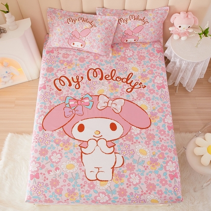 91家纺网 家纺一手货源 找家纺 （总）蘭菲 2023新款三丽鸥全棉单床笠