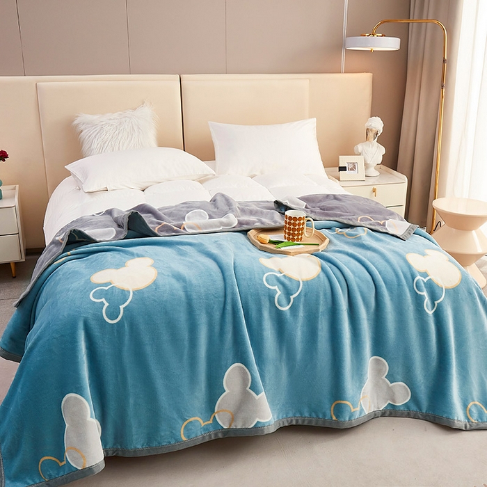 91家纺网 家纺一手货源 找家纺 肖恩毯业 2025新款复合牛奶绒云毯 相悦