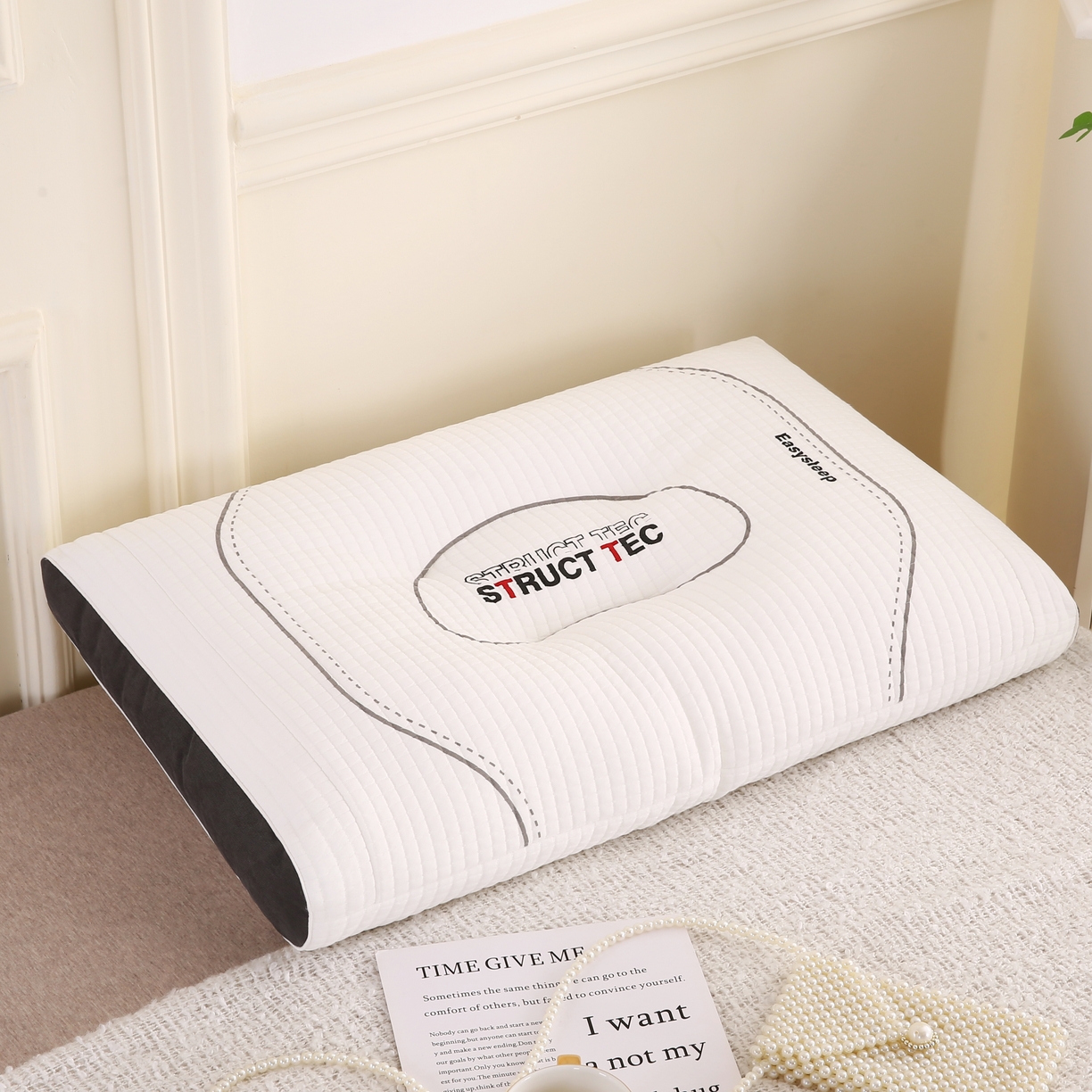 91家纺网 家纺一手货源 找家纺 拾光枕芯 2023新款TEC睡眠科技枕 TEC睡眠科技枕1