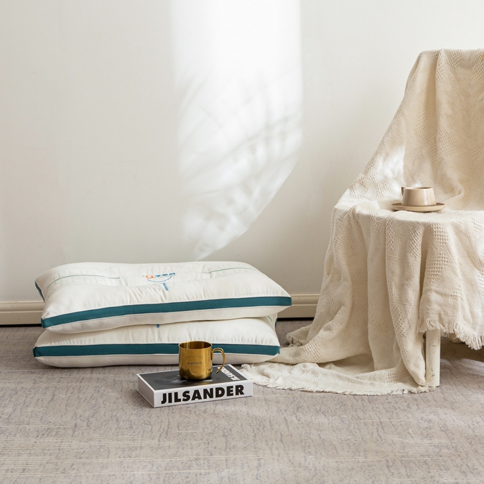 91家纺网 家纺一手货源 找家纺 拾光枕芯 2023新款零系列三防定型枕 白色48*74cm/只 