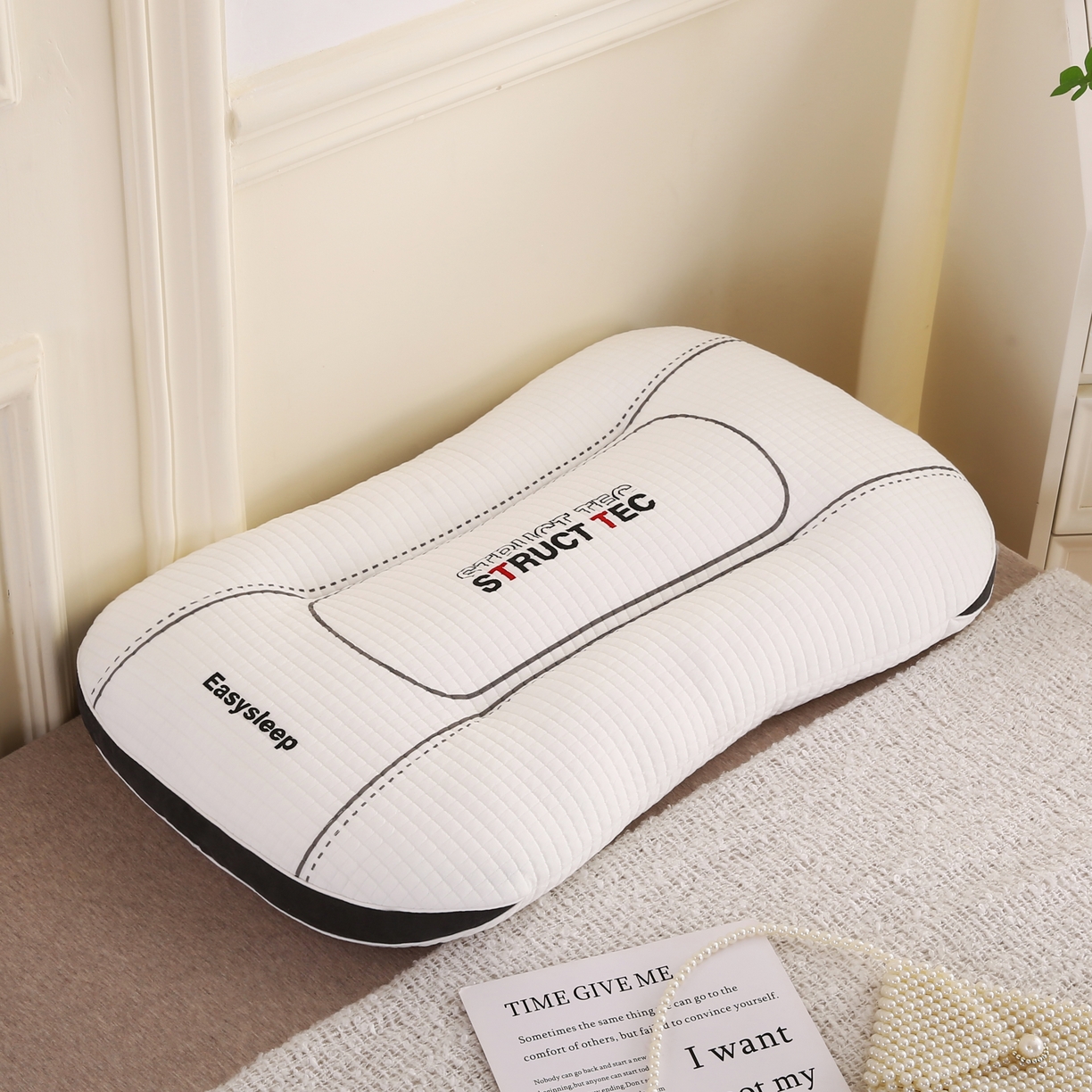 91家纺网 家纺一手货源 找家纺 拾光枕芯 2023新款TEC睡眠科技枕 TEC睡眠科技枕3