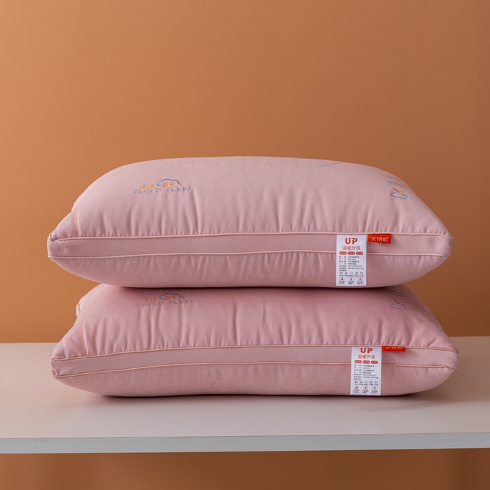 91家纺网 家纺一手货源 找家纺 拾光枕芯 2023新款优倍软云绒spa立体枕 豆沙色46✖71cm/只