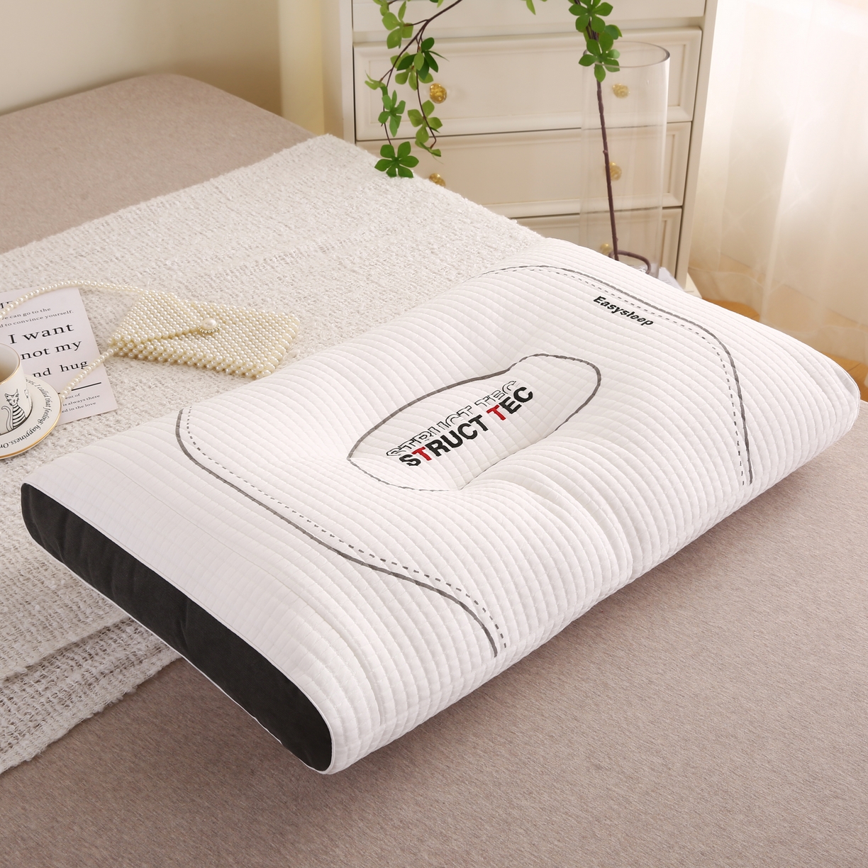 91家纺网 家纺一手货源 找家纺 拾光枕芯 2023新款TEC睡眠科技枕 TEC睡眠科技枕1