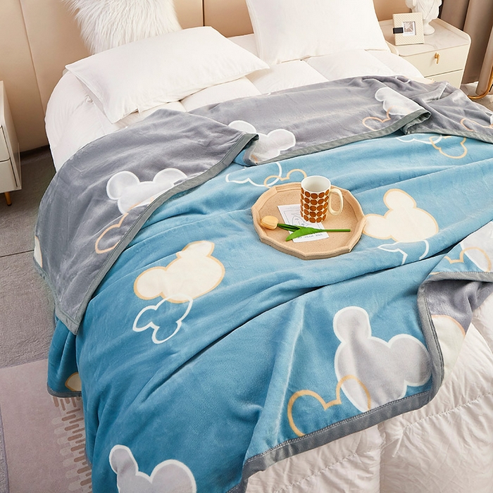 91家纺网 家纺一手货源 找家纺 肖恩毯业 2025新款复合牛奶绒云毯 相悦