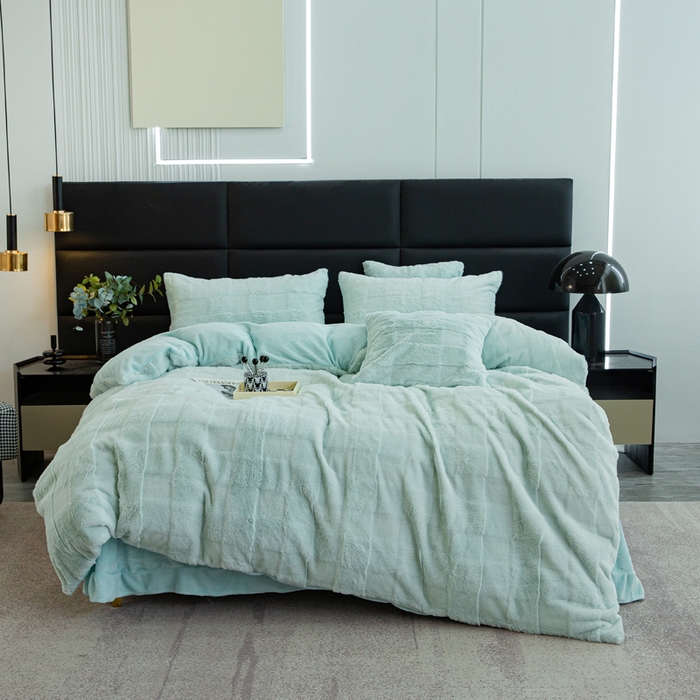 91家纺网 家纺一手货源 找家纺 （总）邦妮2024新款立体兔兔绒牛奶绒四件套