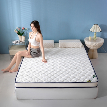 91家纺网 家纺一手货源 找家纺  2024新款A类针织乳胶抗压记忆棉乳胶床垫