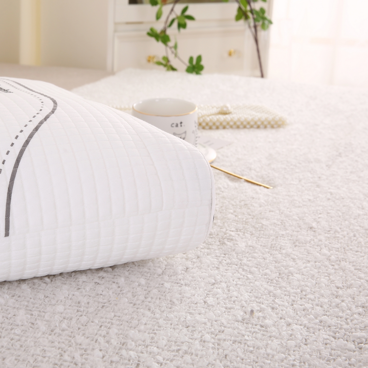 91家纺网 家纺一手货源 找家纺 拾光枕芯 2023新款TEC睡眠科技枕 TEC睡眠科技枕1