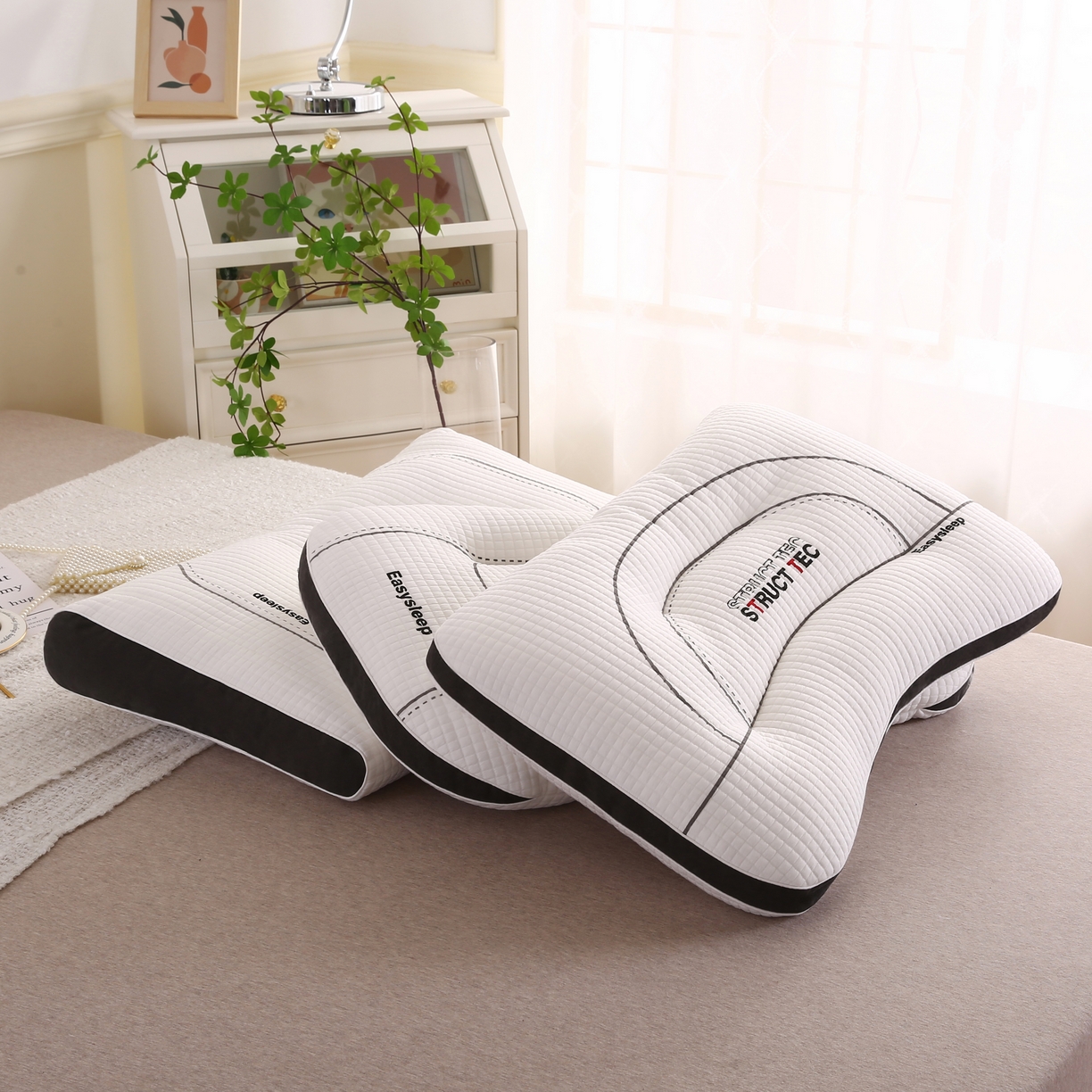 91家纺网 家纺一手货源 找家纺 （总）拾光枕芯 2023新款TEC睡眠科技枕