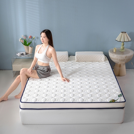 91家纺网 家纺一手货源 找家纺  2024新款A类针织乳胶抗压记忆棉乳胶床垫