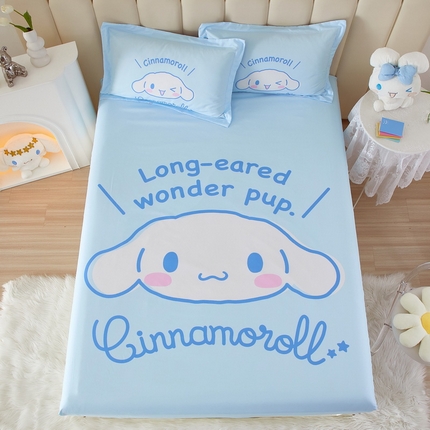 91家纺网 家纺一手货源 找家纺 （总）蘭菲 2023新款三丽鸥全棉单床笠