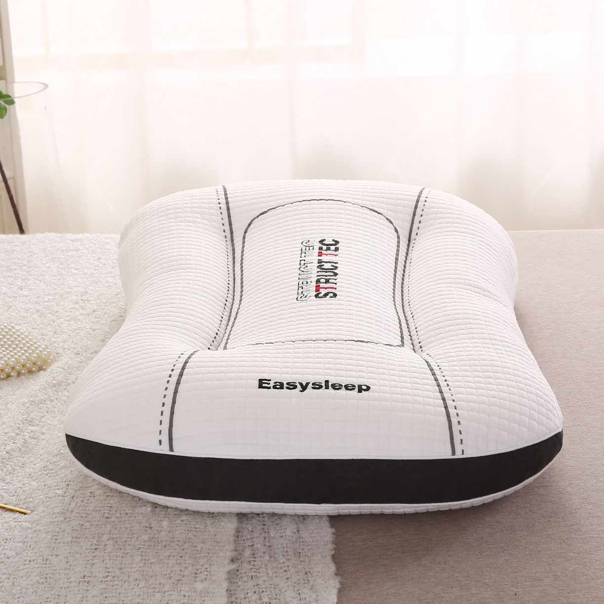 91家纺网 家纺一手货源 找家纺 拾光枕芯 2023新款TEC睡眠科技枕 TEC睡眠科技枕3