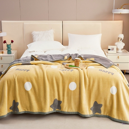 91家纺网 家纺一手货源 找家纺 坦客毯业 2025新款复合牛奶绒云毯 星愿