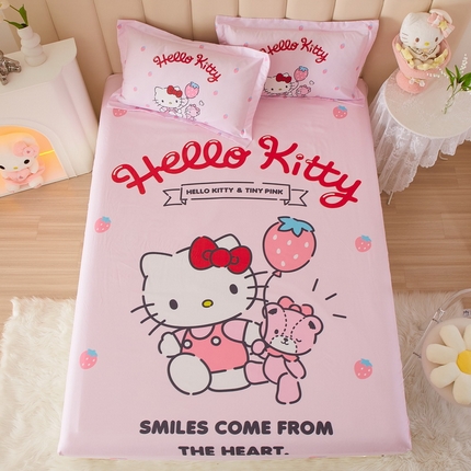 蘭菲 2023新款三丽鸥全棉单床笠 草莓派