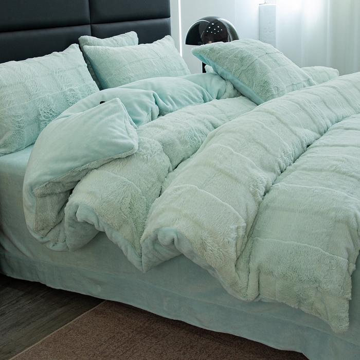 91家纺网 家纺一手货源 找家纺 （总）邦妮2024新款立体兔兔绒牛奶绒四件套