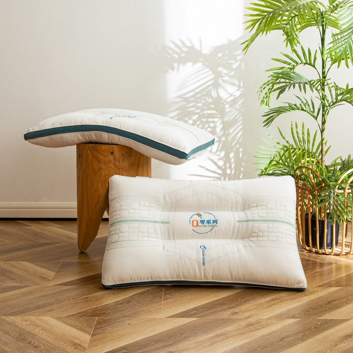 91家纺网 家纺一手货源 找家纺 拾光枕芯 2023新款零系列三防定型枕 白色48*74cm/只 