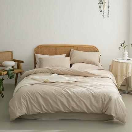 91家纺网 家纺一手货源 找家纺 （总）新款秋冬40S水洗棉四件套-晚风