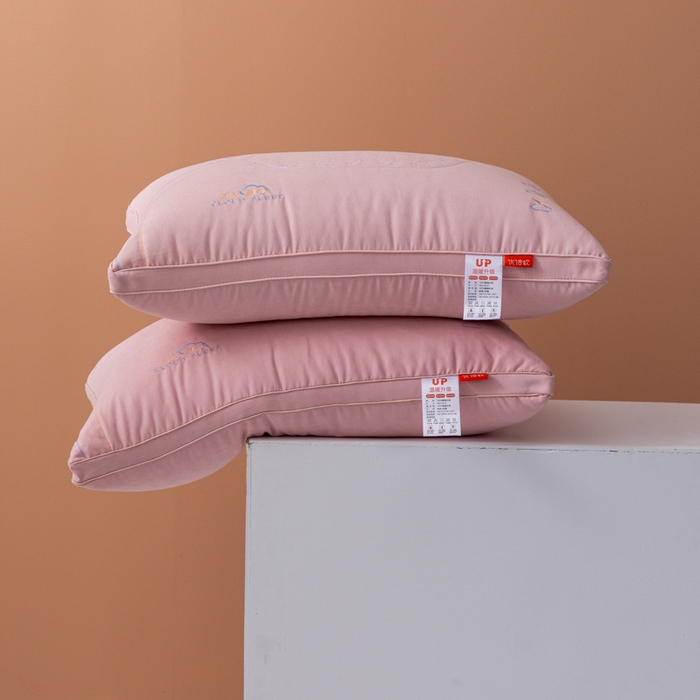 91家纺网 家纺一手货源 找家纺 拾光枕芯 2023新款优倍软云绒spa立体枕 豆沙色46✖71cm/只