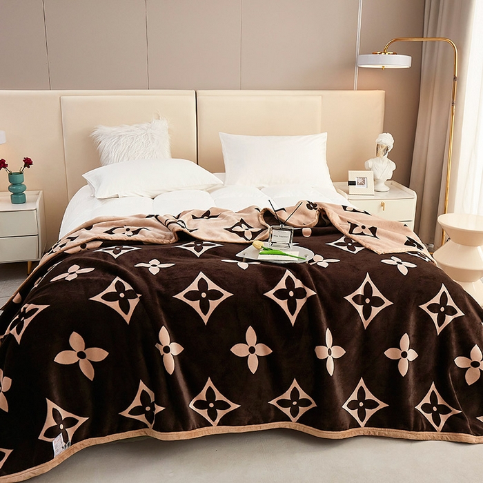 91家纺网 家纺一手货源 找家纺 肖恩毯业 2025新款复合牛奶绒云毯 森曼