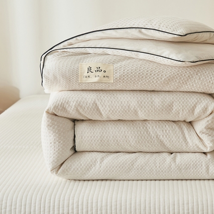 91家纺网 家纺一手货源 找家纺 （总）子由家居 2023新款b类纯棉华夫格100棉花冬被