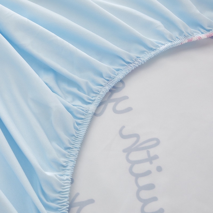 91家纺网 家纺一手货源 找家纺 蘭菲 2023新款三丽鸥全棉单床笠 圆宝