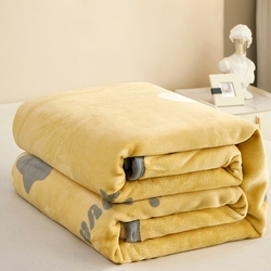 91家纺网 家纺一手货源 找家纺 坦客毯业 2023新款纯色雪貂绒毛毯沙发盖毯午睡毯子 雪貂-水绿