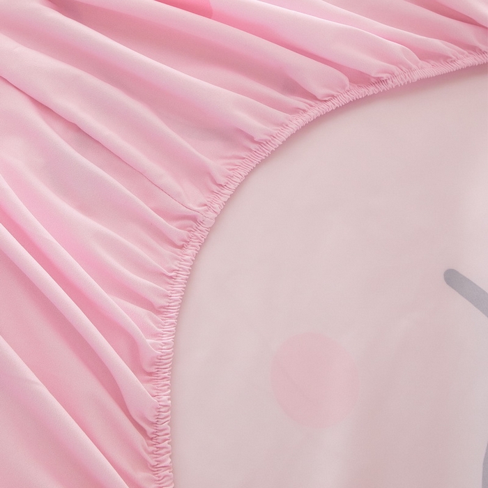 91家纺网 家纺一手货源 找家纺 蘭菲 2023新款三丽鸥全棉单床笠 甜心KT