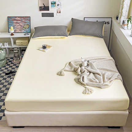 蓝淋家纺 2023新款新品床笠 纯白