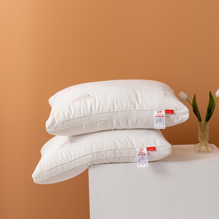 91家纺网 家纺一手货源 找家纺 拾光枕芯 2023新款优倍软云绒spa立体枕 白色46✖71cm/只