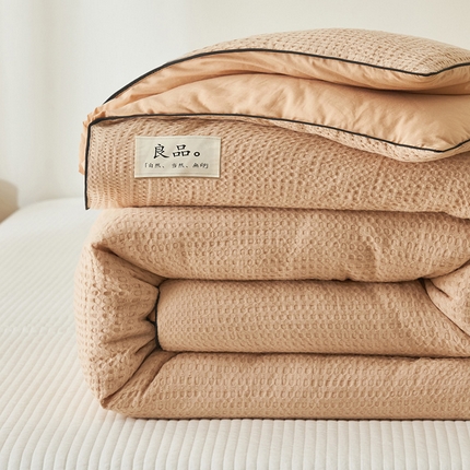 91家纺网 家纺一手货源 找家纺 （总）子由家居 2023新款b类纯棉华夫格100棉花冬被
