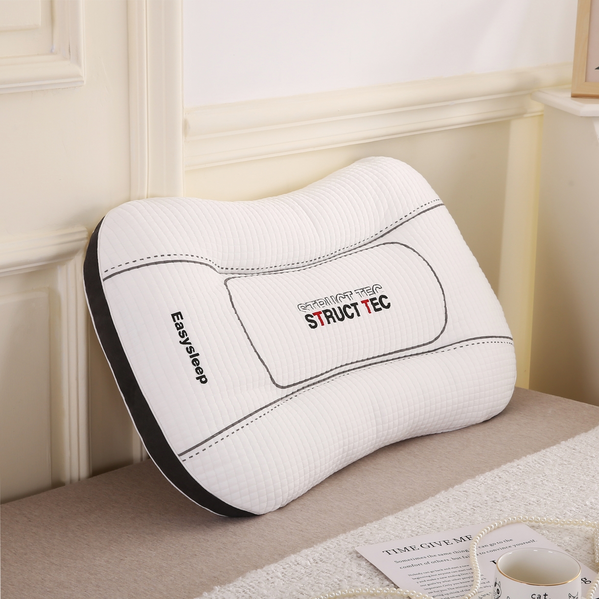 91家纺网 家纺一手货源 找家纺 拾光枕芯 2023新款TEC睡眠科技枕 TEC睡眠科技枕3