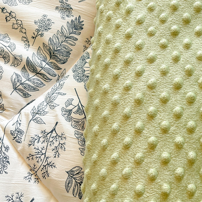 91家纺网 家纺一手货源 找家纺 雅蔓依 2025新款水洗棉麻3D豆豆绒冬被 青花瓷