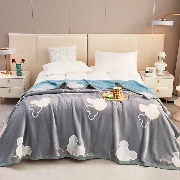 91家纺网 家纺一手货源 找家纺 肖恩毯业 2025新款复合牛奶绒云毯 相悦