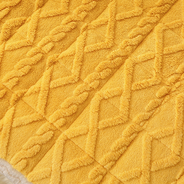 91家纺网 家纺一手货源 找家纺 牛魔王家居 2023新款塔芙绒床垫软床垫可机洗薄垫 亮黄