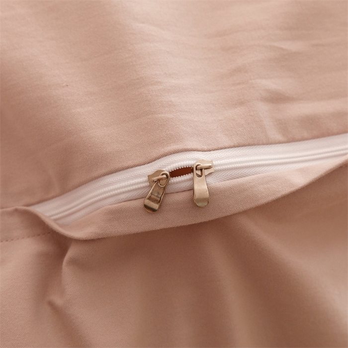 91家纺网 家纺一手货源 找家纺 艾莱家纺 2023新款A类秋恋磨毛刺绣四件套 秋恋-玉豆沙