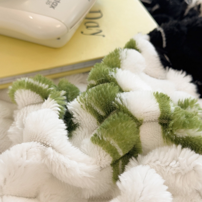 91家纺网 家纺一手货源 找家纺 丝幔家纺 2025新款 豆豆绒床笠 幸运花