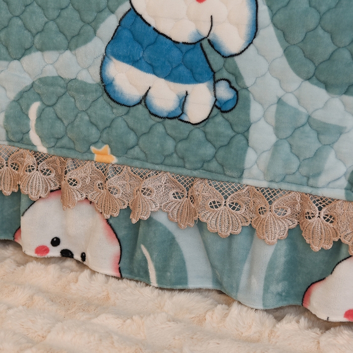 91家纺网 家纺一手货源 找家纺 （总）美达 2025新款A类牛奶绒夹棉大炕盖榻榻米（可定制）