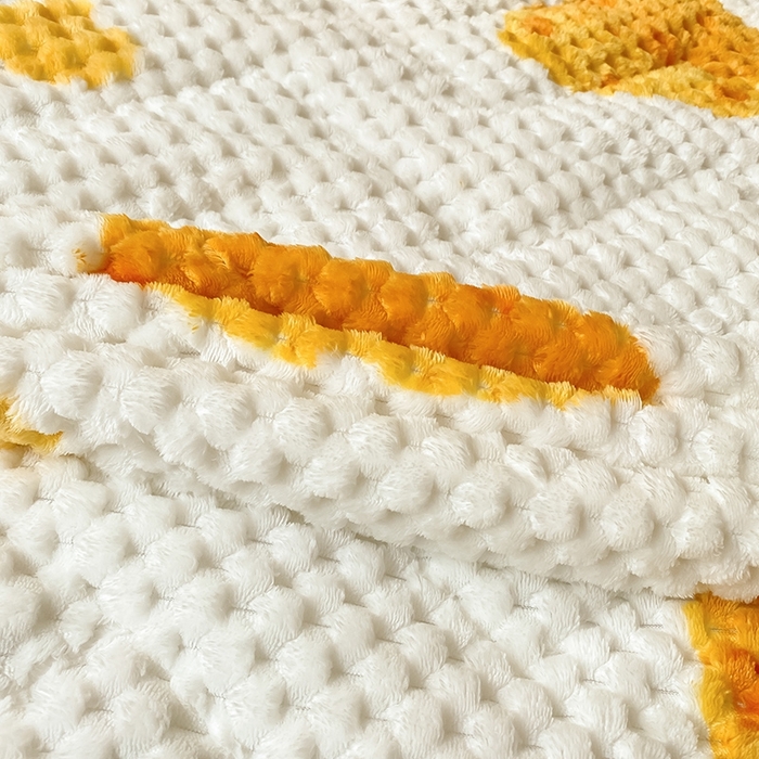 91家纺网 家纺一手货源 找家纺 澳梵家居 2023新款豆豆绒夹棉床护垫 芝士奶酪