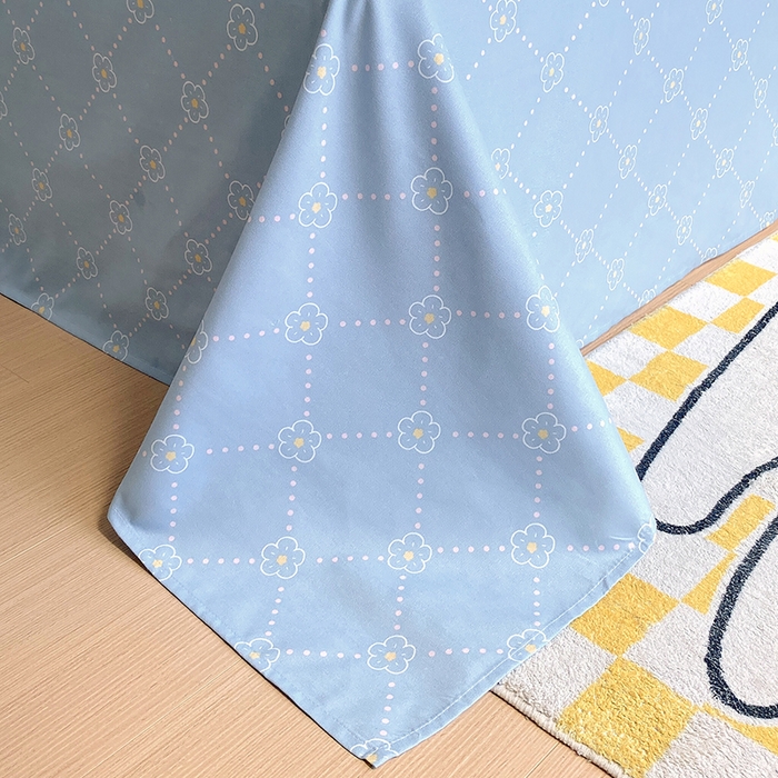 91家纺网 家纺一手货源 找家纺 艾橙家纺 2023新款秋冬新款140g植物羊绒磨毛四件套 童年趣事