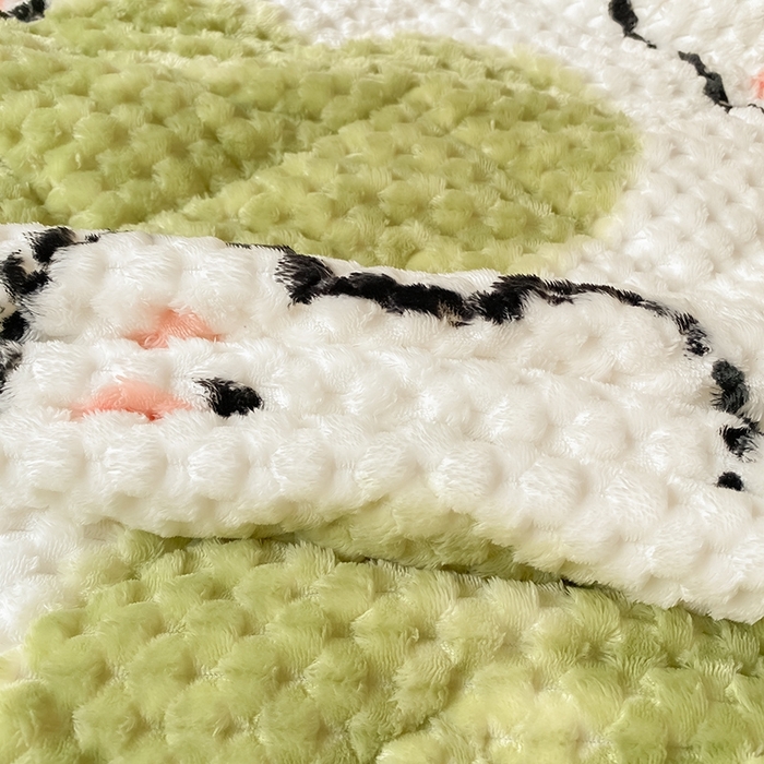 91家纺网 家纺一手货源 找家纺 澳梵家居 2023新款豆豆绒夹棉床护垫 幸运小熊