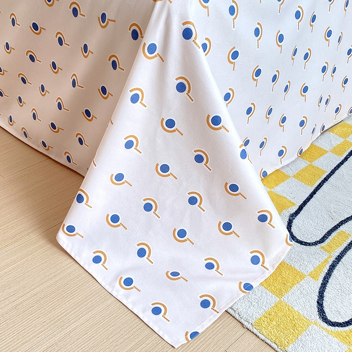 91家纺网 家纺一手货源 找家纺 艾橙家纺 2023新款秋冬新款140g植物羊绒磨毛四件套 萌宠日记