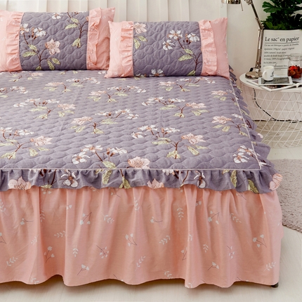 91家纺网 家纺一手货源 找家纺 （总）爱妮玖玖家纺 2023新款韩式夹棉床裙