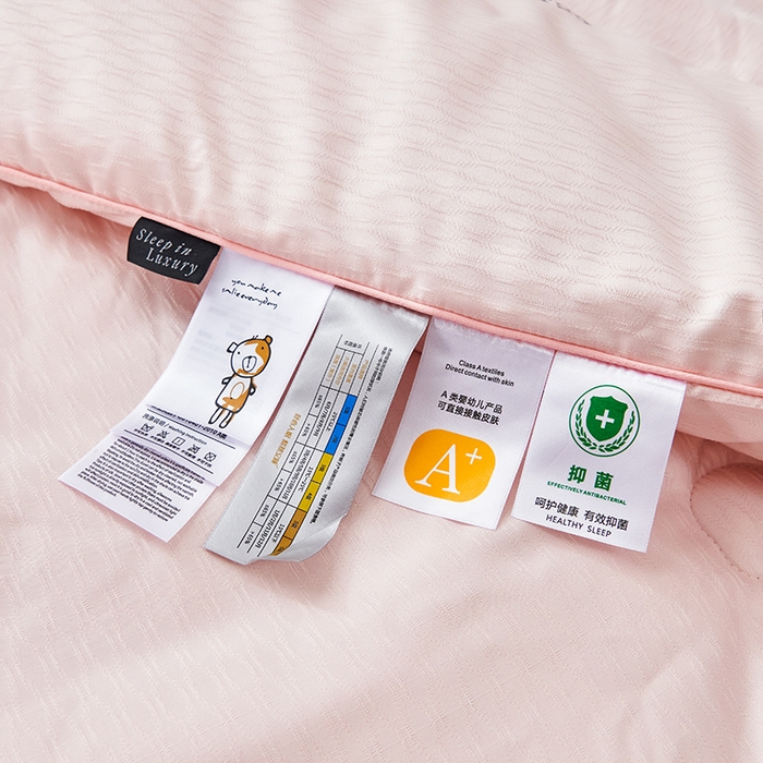 91家纺网 家纺一手货源 找家纺 丽卡家纺 2023新款澳棉提花状元被冬被 樱花粉