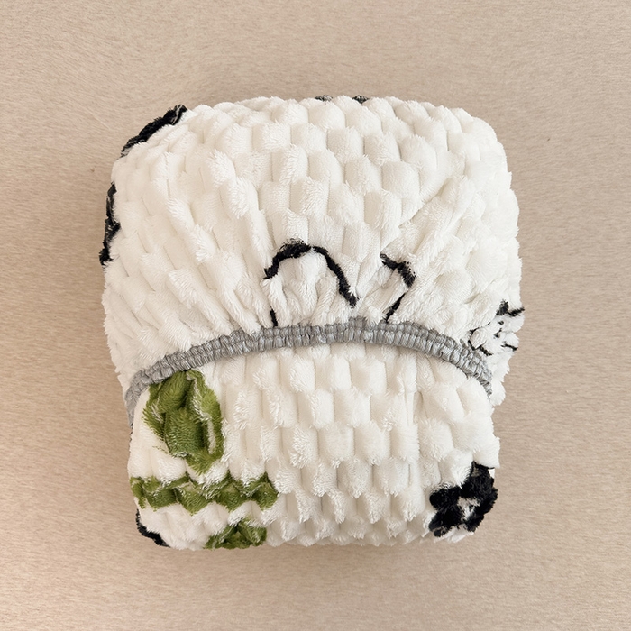 91家纺网 家纺一手货源 找家纺 丝幔家纺 2025新款 豆豆绒床笠 幸运花