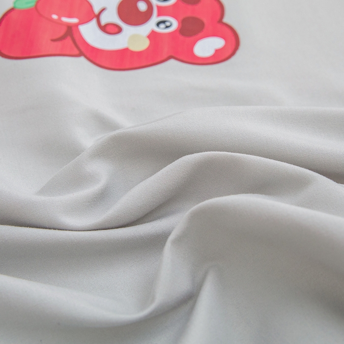 91家纺网 家纺一手货源 找家纺 极梦家纺（支持定制） 2025新款韩版纯色卡通单床裙三件套素色 浅灰可爱熊