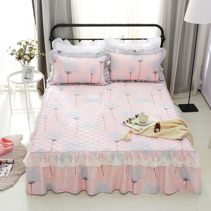 91家纺网 家纺一手货源 找家纺 （总）爱妮玖玖家纺 2023新款大蕾丝夹棉床裙