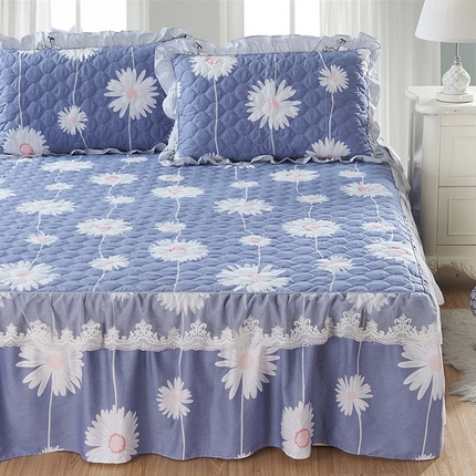 91家纺网 家纺一手货源 找家纺 （总）爱妮玖玖家纺 2023新款大蕾丝夹棉床裙